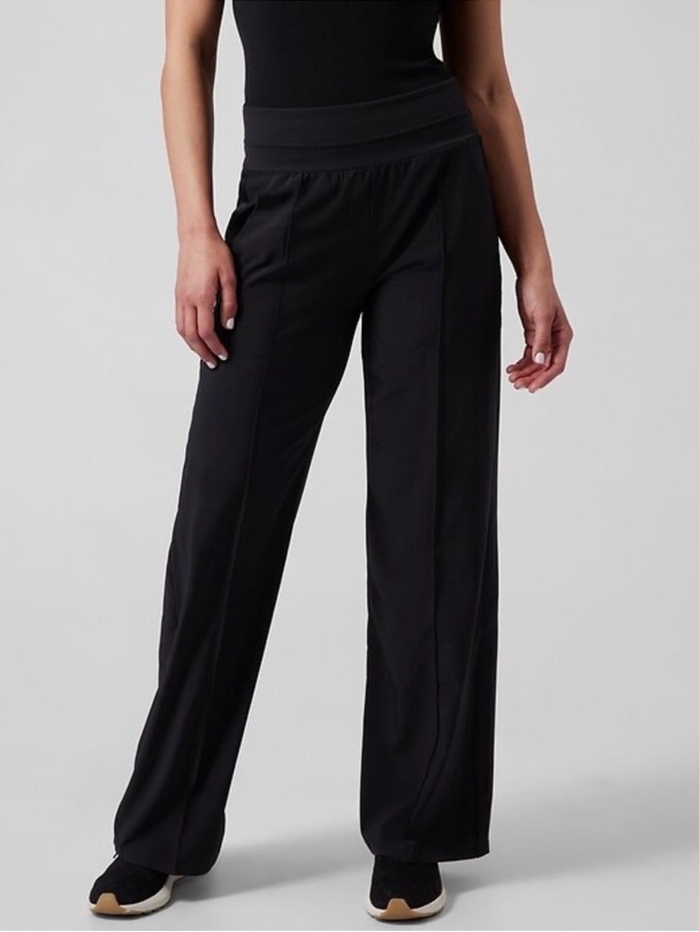 Athleta Nolita Wide Leg Pants size 6 Featherweight Stretch Travel